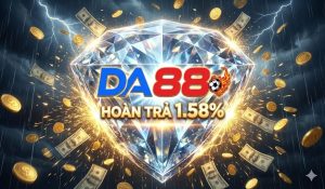Đặc quyền Hoàn trả Thể thao DA88 cực khủng lên đến 1.58% mỗi ngày siêu tốc không giới hạn